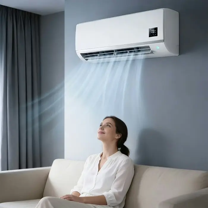BlizzAir Portable AC cooling test